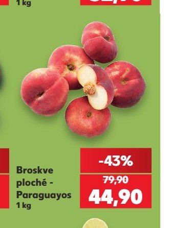 Broskve ploché - Paraguayos