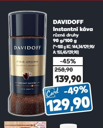 DAVIDOFF Instantní káva