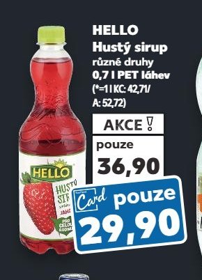 HELLO HUSTÝ SIRUP