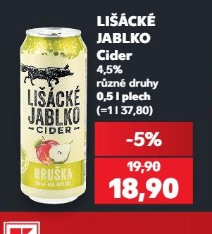LIŠÁCKÉ JABLKO CIDER