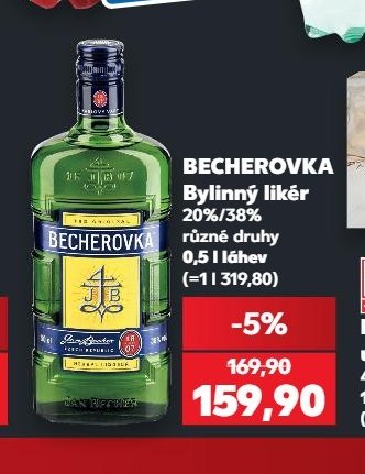 BECHEROVKA BYLINNÝ LIKÉR