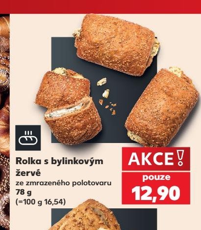 Rolka s bylinkovým žervé