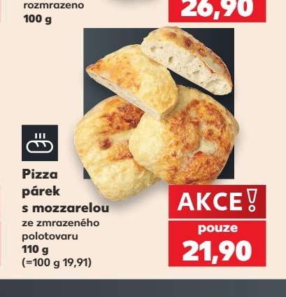 Pizza párek s mozzarelou