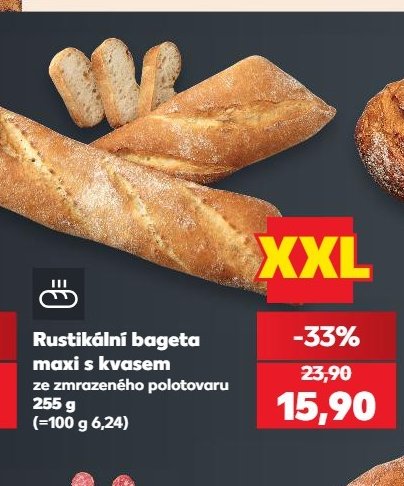 Rustikální bageta maxi s kvasem