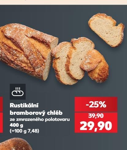 Rustikální bramborový chléb