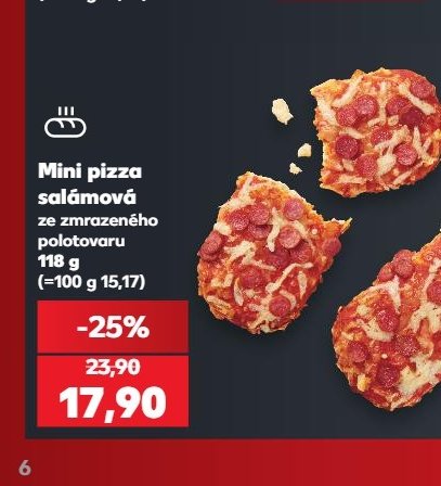 Mini pizza salámová
