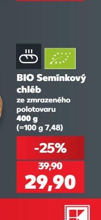 BIO Semínkový chléb