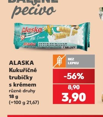 ALASKA Kukuřičné trubičky
