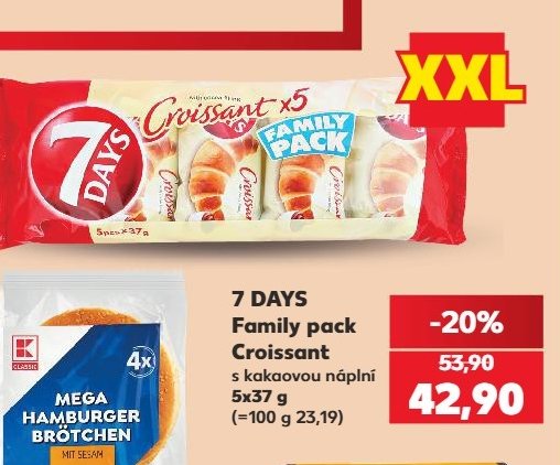 7 DAYS Family pack Croissant