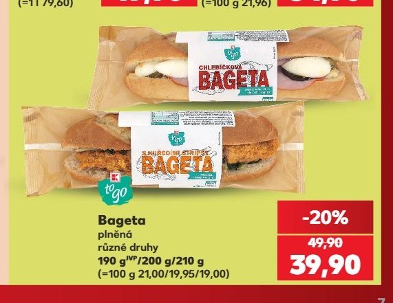 Bageta plněná