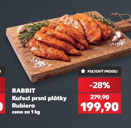 Kuřecí prsní plátky Rubiera