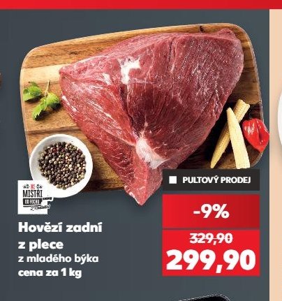 Hovězí zadní z plece
