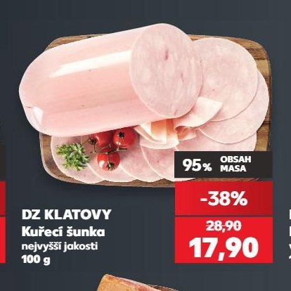 DZ KLATOVY Kuřecí šunka nejvyšší jakosti