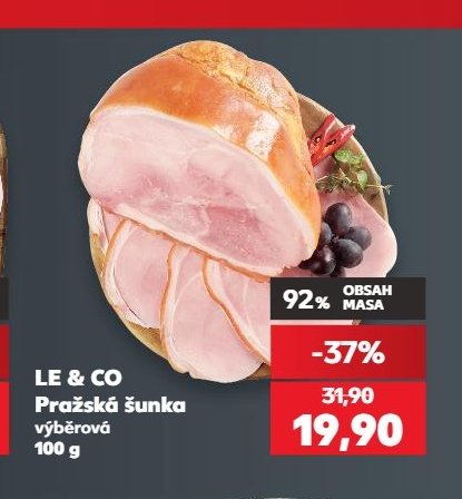 LE & CO Pražská šunka výběrová