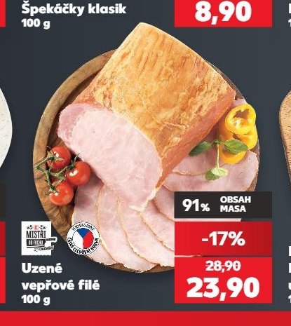 Uzené vepřové filé