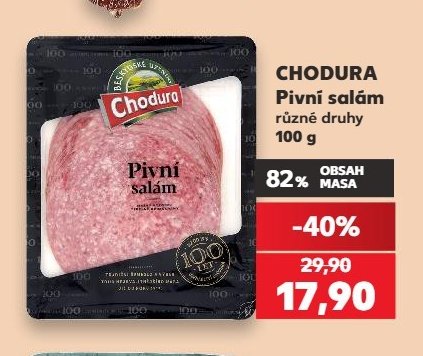 CHODURA Pivní salám 100 g