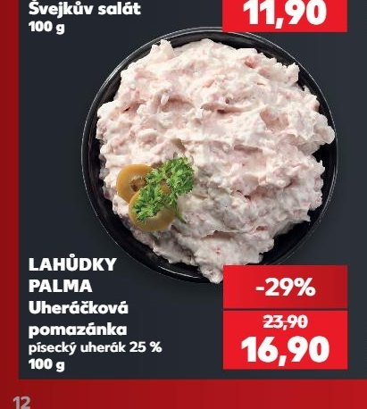 LAHŮDKY PALMA Uheráčková pomazánka