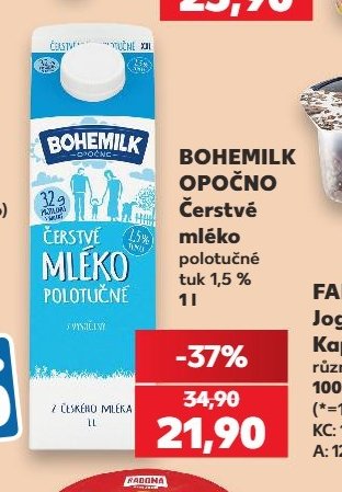 Bohemilk Opočno Čerstvé mléko