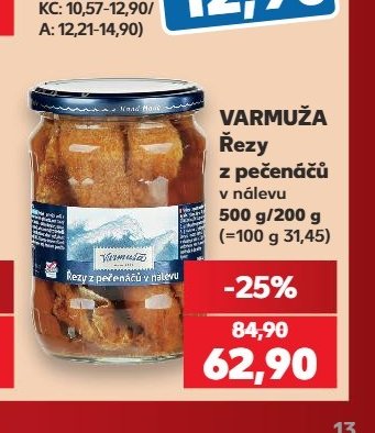 Varmuža Řezy z pečenáčů
