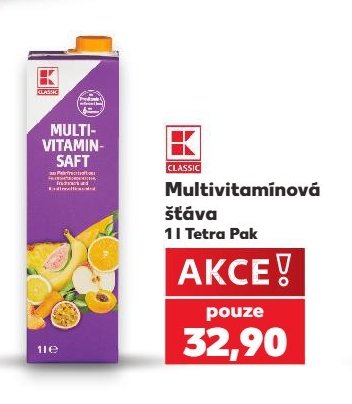 Classic Multivitamínová šťáva 1 l