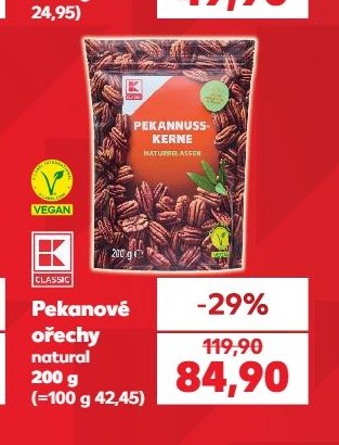 Pekanové ořechy natural