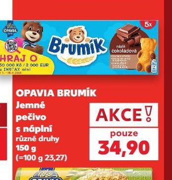 OPAVIA BRUMÍK Jemné pečivo s náplní 150 g