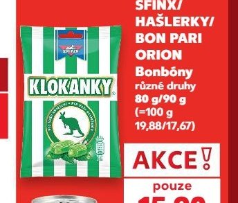 SFINX/HAŠLERKY/BON PARI ORION Bonbóny 80 g/90 g