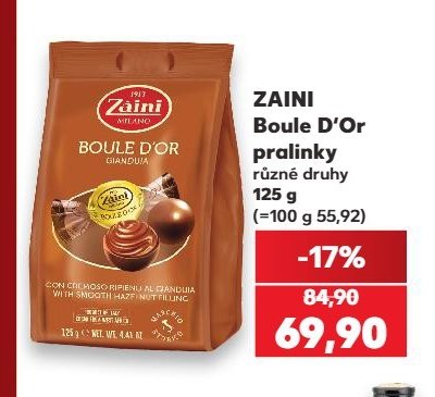 ZAINI Boule D'Or pralinky 125 g