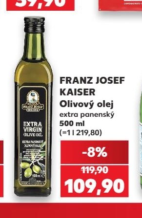 FRANZ JOSEF KAISER Olivový olej 500 ml