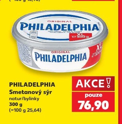 PHILADELPHIA Smetanový sýr natur/bylinky