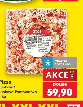 Pizza šunková/šunkovo-žampionová