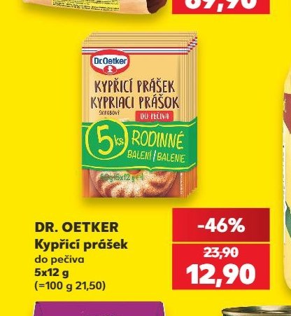 DR. OETKER Kypřicí prášek