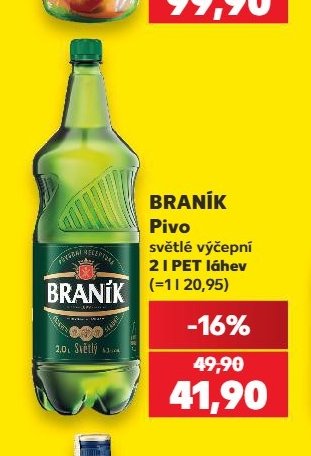 Braník Pivo světlé výčepní