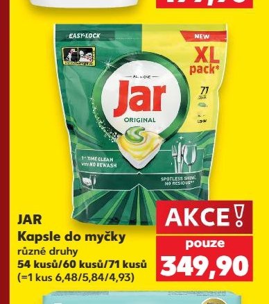 Jar Kapsle do myčky