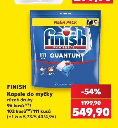 Finish Kapsle do myčky