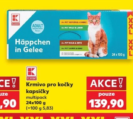 Krmivo pro kočky kapsičky multipack