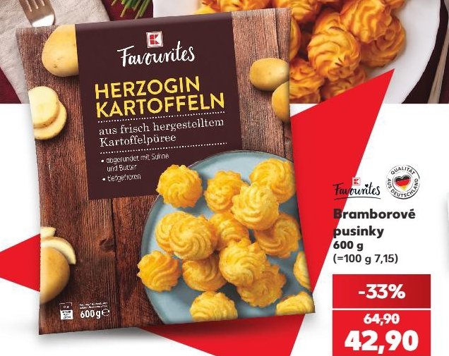 Favourites Bramborové pusinky