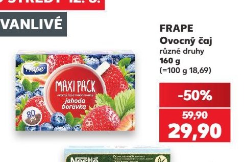 FRAPE Ovocný čaj
