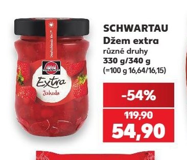 SCHWARTAU Džem extra