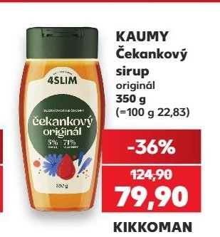 KAUMY Čekankový sirup