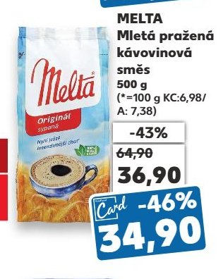 MELTA Mletá pražená kávovinová směs