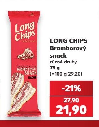 Long Chips bramborový snack