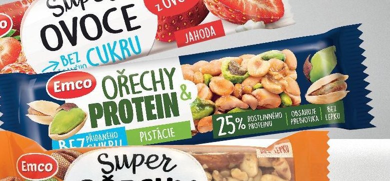 Emco Ořechy & Protein tyčinky Pistácie