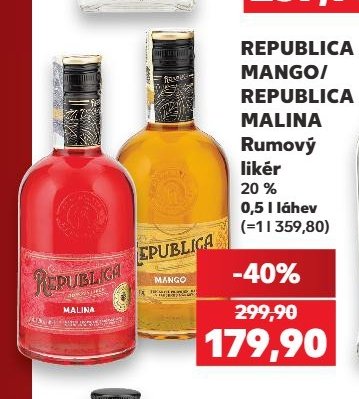 Republica Mango/Malina Rumový likér