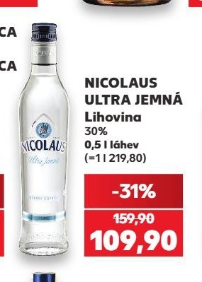 Nicolaus Ultra Jemná Lihovina