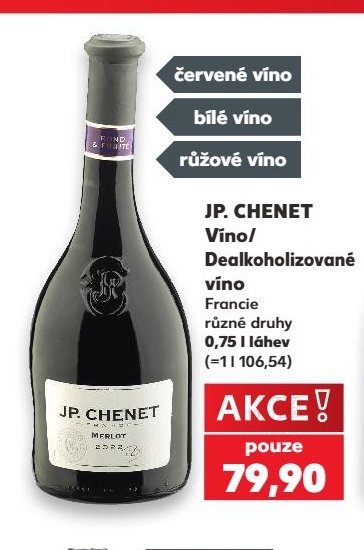 JP. CHENET Víno/Dealkoholizované