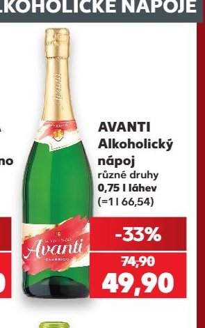 AVANTI Alkoholický nápoj