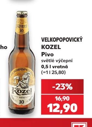 Velkopopovický Kozel Pivo