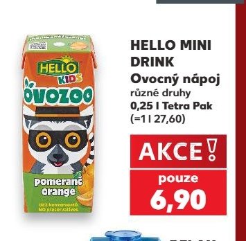 HELLO MINI DRINK Ovocný nápoj