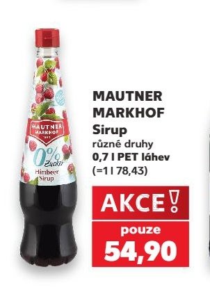 MAUTNER MARKHOF Sirup